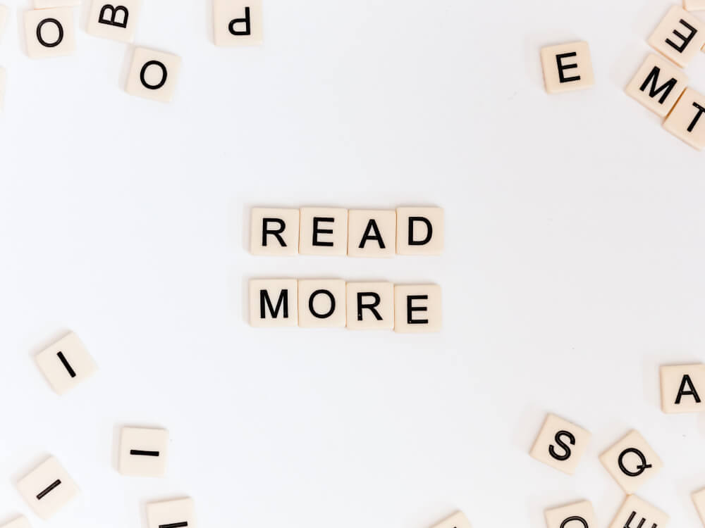 Scrabble letters, being used to spell out words